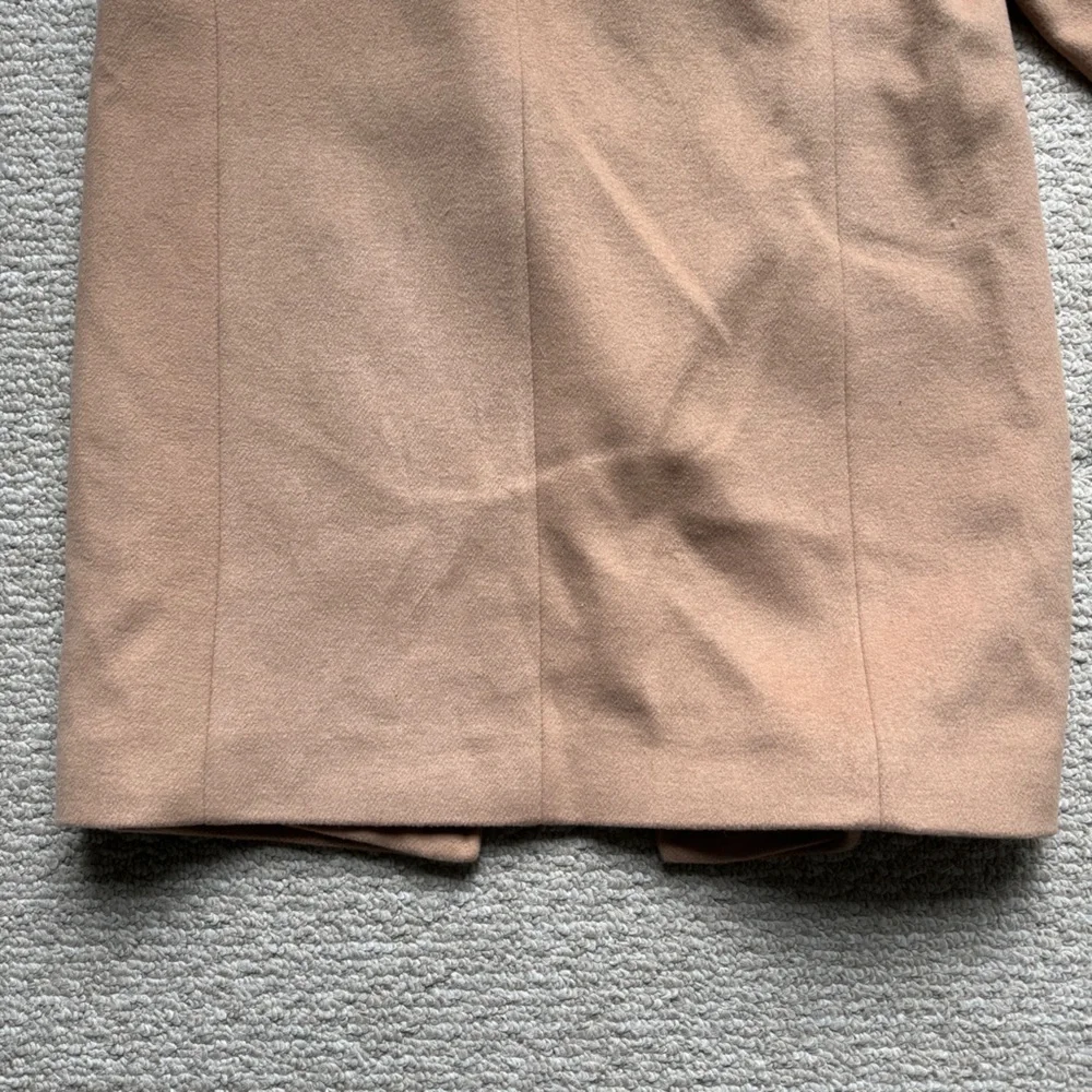 Light brown camel colour double breasted fall jacket - Picture 8 of 12